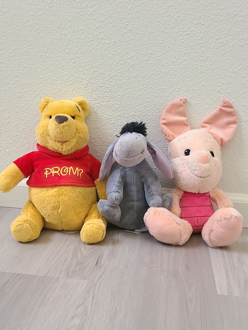 Disney Winnie the Pooh Eeyore Piglet Plush Toy Bundle